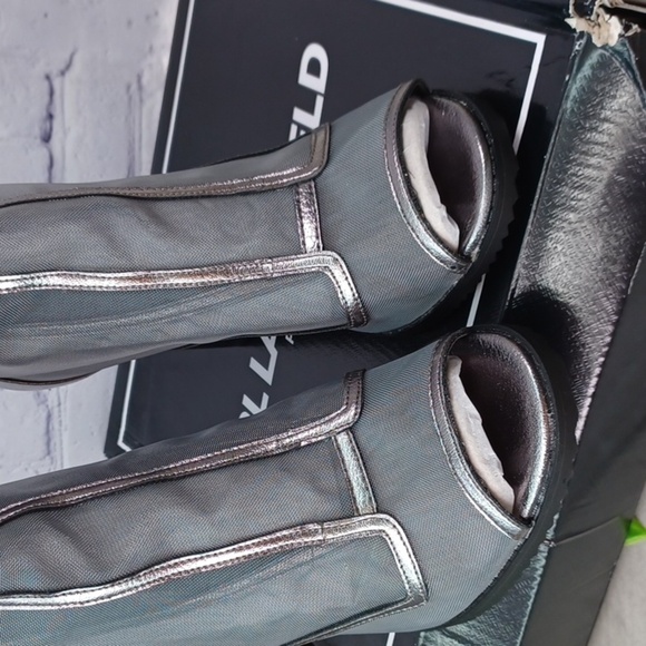 Karl Lagerfeld Blayze Peep Toe NIB - Picture 4 of 14